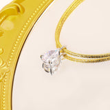 8-16 CT Custom Necklace Pear Cut Moissanite White 925 Sterling Silver Jewelry High-Quality Premium Christmas Gift Hypoallergenic