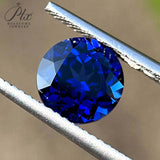 Multi-size Loose Round Lab-Grown Sapphires DIY Jewelry Making Supplies Anti-Allergy