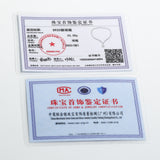 Elegant 925 Sterling Silver Crystal Necklace with Pear/Emerald/Round/Radiant Pendant Luxury Sparkling Jewelry for Weddings Parties and Special Events