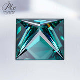 Moissanite Stone Moissanite Stone 0.35ct-5ct Colorful VVS1 Princess Shape Excellent Beads For Women's Jewelery Diamond Ring