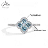 Elegant D VVS1 Color 100% S925 Sterling Silver Moissanite Diamond Ring for Women Engagement Wedding Fine Jewelry Holiday Gifts