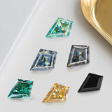 Wholesale Loose Moissanites Stones Kite Cut D Color VVS1 Gemstone Lab Grown Moissanite Diamonds  Jewelry Making Supplies