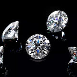 Multi-Size Round-Cut Lab-Grown Diamonds DIY Available For Rings Necklaces Earrings Ideal For Gifting As Presents