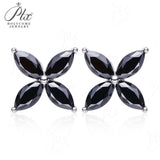 Horseshoe Clover Plated Moissanite Earrings & Necklace - Classic Design Daily Wear Hypoallergenic Ideal Gift