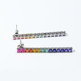 Lab Grown Gemstone Csutomized Jewelry Set Princess Cut All Including Ring Earring Bracelet Sparkling Jewelry Gifts For Women Men