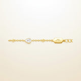 Elegant Moissanite Teardrop Bracelet Pear Shape Gem Beaded Chain Chic Women’s Everyday Jewelry Delicate Shine Fashion Gift