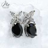 Moissanite Earrings Emerald/Ruby/Sapphire Styles 925 Silver Gift-Ready Hypoallergenic Fade-Resistant Factory-Direct Women Only