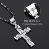 Dazzling Moissanite Hip-hop Cross Necklace - Hypoallergenic Choice for Easter Gifting to Family For Both Men and Women