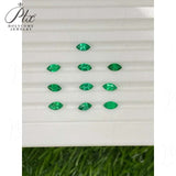 Loose Multi-Size Marquise-Shaped Zambian Emeralds Are Not Only Hypoallergenic But Also Exquisite Making Them Wonderful Raw Materials For DIY Christmas Gift Brooches