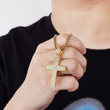 Dazzling Moissanite Hip-hop Cross Necklace - Hypoallergenic Choice for Easter Gifting to Family For Both Men and Women