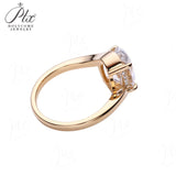 5ct Rings Moissanite Diamond S925/10K/14K/18K Proposal Forever Exquisite Band Premium Gift Hypoallergenic High Quality Jewelry