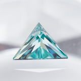 100% Real Moissanite Stone Triangle Cut Multicolor VVS1 Loose Beads With Certificate For Women Jewelry Making Charms Wholesale