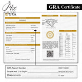Lab Grown Moissanite Diamond Primary Color VVS1 Clarity Round Shape Brilliant Cut Beads Advanced Jewelry Making Materials