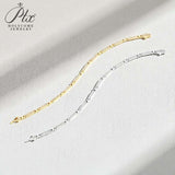 1mm Double-Row Round D-Color Moissanite Tennis Bracelet S925 Silver Plated With Yellow Gold First Choice For Gifting