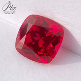 0.85-22.5CT Multi-Size Cushion-Cut Lab-Grown Ruby Can Be Used As DIY Jewelry Raw Material Wholesale