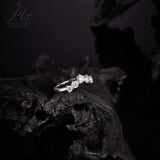 Luxury 925 Silver Moissanite Round Cut VVS1 Ring in Various Styles Jewelry for Women’s Engagement Wedding or Anniversary Gifts