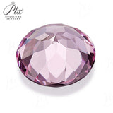 Gorgeous Small-Sized Round Lab-Grown Padparadscha Loose Stones - Perfect DIY Jewelry Supplies