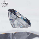 Luxury Multicolor Moissanite Gemstones  Asscher Cut Loose Diamonds  Perfect for Rings Earrings & Pendant Making