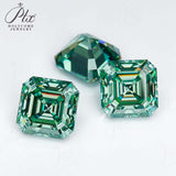 Luxury Multicolor Moissanite Gemstones  Asscher Cut Loose Diamonds  Perfect for Rings Earrings & Pendant Making