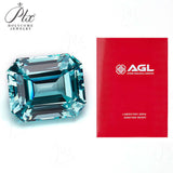 0.86-13.7CT Emerald Cut Lab-Grown Paraiba Loose Stones - Classic Christmas Gift For Loved Ones