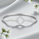 Moissanite Round Cut Multi Style Lock Design Bracelet Premium Radiant Jewelry Versatile Lock Trendy Bracelet Popular Gift Idea