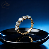 Lab Grown Diamond Ring 925 Sterling Silver 14k 18k GRA Certified Round Cut Hypoallergenic Wedding Ring Factory Direct Sale Ideal Gift