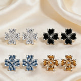 2.4ct Heart Cut Moissanite Earrings White Gold Yellow Gold Romantic Fine Jewelry Gift for Her Valentine Wedding Anniversary