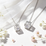 0.5‑1CT Moissanite Necklace 925 Sterling Silver D Color VVS1 Round Cut Pendant GRA Factory Direct Hypoallergenic Fine Jewelry