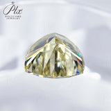 Lab Grown Loose Moissanite Diamond Wholesale Multicolor Trillion Shape VVS1 Clarity for Gemstone Making GRA Certificate Beads