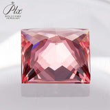 0.9-6.5ct Princess Cut Lab-Grown Padparadscha Loose Stones - Charming Anniversary Gift Selection