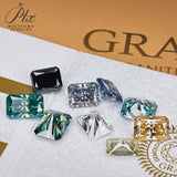 Loose Moissanite Stone 1 Carat Size 5x7mm Lab Grwon Diamond Brilliant Radiant Cut D Color  charms for jewelry making