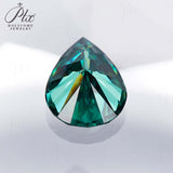 Multicolor Pear Shape Moissanite Diamond Wholesale Loose Stones Lab Grown for Gemstone Charms Engagement Jewelry GRA Certificate
