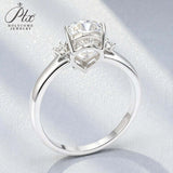 Pear Cut Moissanite Engagement Ring in 10K/14K/18K Gold Classic Solitaire Promise Ring Perfect Wedding Anniversary Gift