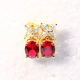 Moissanite Earrings Emerald/Ruby/Sapphire Styles 925 Silver Gift-Ready Hypoallergenic Fade-Resistant Factory-Direct Women Only