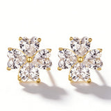 2.4ct Heart Cut Moissanite Earrings White Gold Yellow Gold Romantic Fine Jewelry Gift for Her Valentine Wedding Anniversary