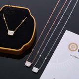 6×8mm Lab Grown Gemstone Emerald Cut Necklace D Color Ruby Sapphire Emerald VVS1 Clarity Banquet Anniversary