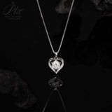 Moissanite Necklace Multiple Styles Available 925 Silver Material High-Quality Sparkling Jewelry Suitable for Banquet Occasions