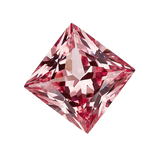 0.9-6.5ct Princess Cut Lab-Grown Padparadscha Loose Stones - Charming Anniversary Gift Selection