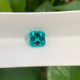 Asscher Cut Lab-Grown Paraiba Loose Stones - Delicate Christmas Gift & DIY Jewelry Option