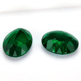 Loose Multi-Size Oval Zambian Emeralds To Create Hypoallergenic DIY Earrings Which Are Ideal As Christmas Gifts For Loved Ones