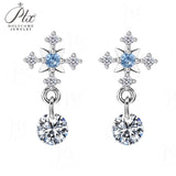 Zircon Ear Bone Stud AAAAA Colorful Zircon Stainless Steel Y2K Punk Factory Direct Sale Workplace Friendly Piercing Jewelry for Women