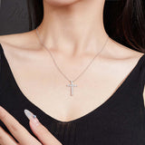 Moissanite Necklace Multiple Styles Available 925 Silver Material High-Quality Sparkling Jewelry Suitable for Banquet Occasions