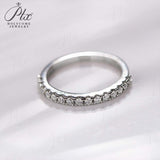 7 Stones Moissanite Stackable Band Ring Women Only Gifts For Festivals And Anniversaries