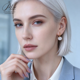 Lab Grown Diamond Earrings Luxury Oval Cut 2/4ct DEF VS 10K/14K/18K Solid Yellow Gold for Women Hypoallergenic Office Ready