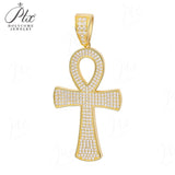 Hypoallergenic 925 Silver Moissanite Cross Necklace - Perfect Birthday Gift for Faithful Friends