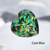 Moissanite Loose Stone Heart Cut D Color with GRA Certificate Beads for DIY Jewelry Making Wholesale Top Quality No Fade Beads