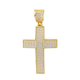 Dazzling Moissanite Hip-hop Cross Necklace - Hypoallergenic Choice for Easter Gifting to Family For Both Men and Women