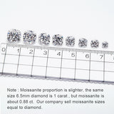 Moissanite Stone Wholesale D Color Cushion Cut 0.5CT-10CT Moissanite Loose Stone Gemstone for Jewelry Making with GRA Report
