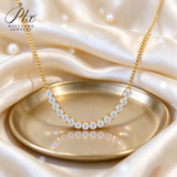 Lab Grown Diamond Necklace 10K/14K/18K Gold Round Shape DEF Color Pendant Hypoallergenic Direct from Factory Daily