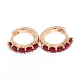 1CT Customize Earrings Moissanite Lab Grown Emerald/Ruby/Sapphire 925 Silver Hypoallergenic Factory Direct Sales for Women Gift